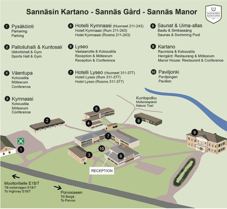 Sannasin Kartano 호텔 외부 사진